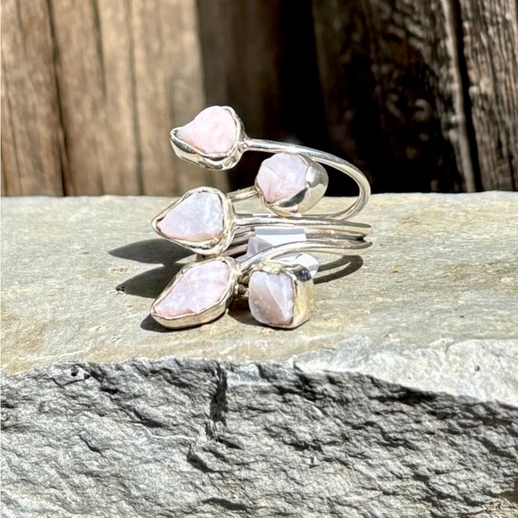 NEW! Pink Opal Ring - Picture 1 of 10